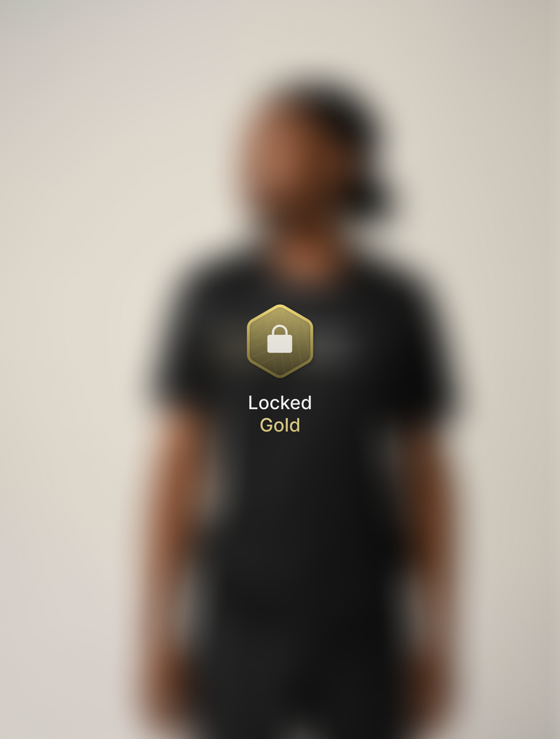 Runna Men's Gold Short Sleeve Training Top