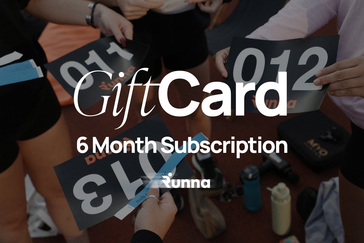 Runna Subscription Gift Card 6 Months Runna Subscription Gift Card 6 Months